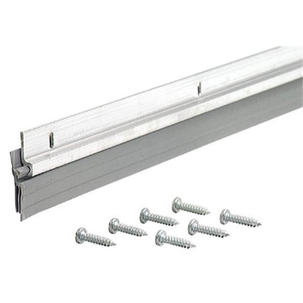 M-D Building Products M-d Products 36in. Satin Nickel Heavy Duty Aluminum & Vinyl Door Sweep 48996 5393053 - main